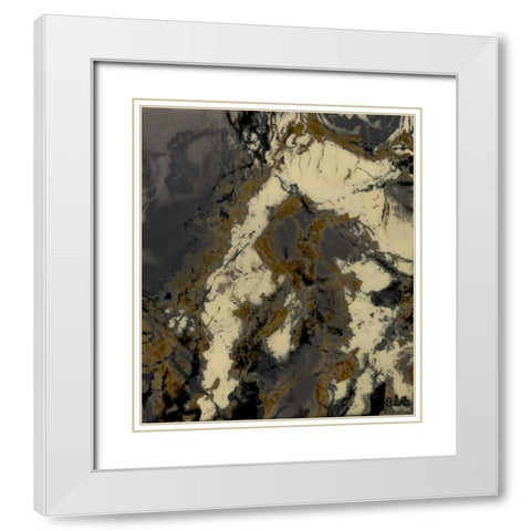Neutral Variety White Modern Wood Framed Art Print with Double Matting by Bilotta, Barbara