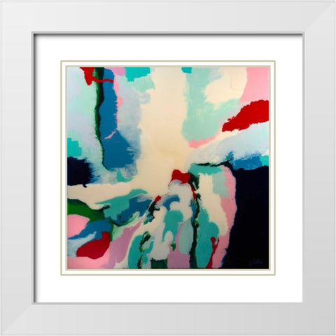 Cotton Candy White Modern Wood Framed Art Print with Double Matting by Bilotta, Barbara