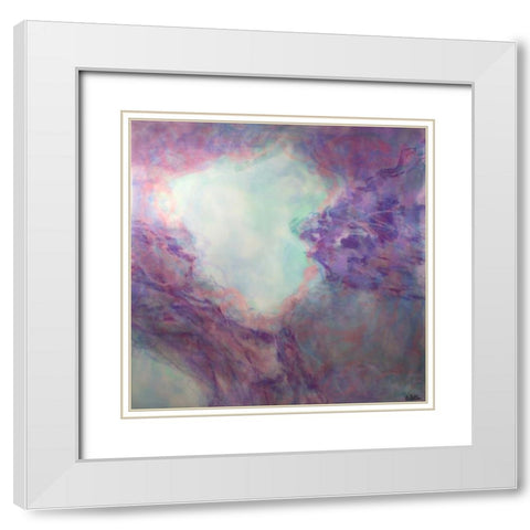 Heavenly Portal White Modern Wood Framed Art Print with Double Matting by Bilotta, Barbara