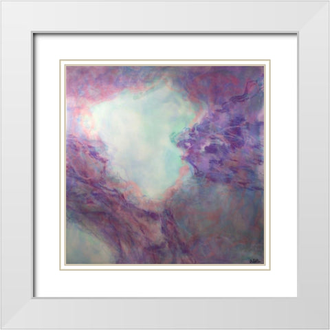 Heavenly Portal White Modern Wood Framed Art Print with Double Matting by Bilotta, Barbara