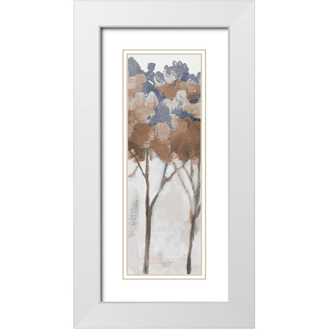 Woodland Forest 3 White Modern Wood Framed Art Print with Double Matting by Boho Hue Studio