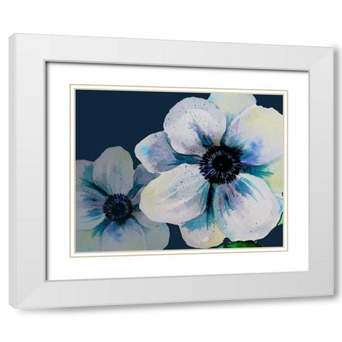 Light and Shadow 1 White Modern Wood Framed Art Print with Double Matting by Boho Hue Studio
