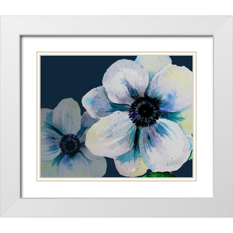 Light and Shadow 1 White Modern Wood Framed Art Print with Double Matting by Boho Hue Studio