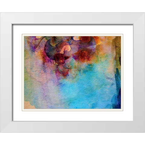Macrocosm White Modern Wood Framed Art Print with Double Matting by Boho Hue Studio