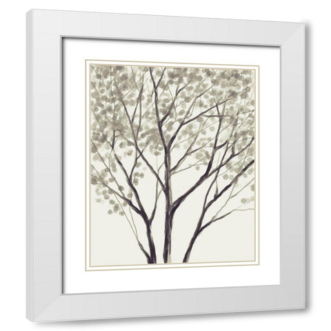 Wildwood White Modern Wood Framed Art Print with Double Matting by Boho Hue Studio