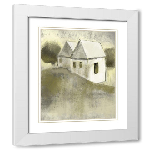 arthtone Homes 1 White Modern Wood Framed Art Print with Double Matting by Boho Hue Studio
