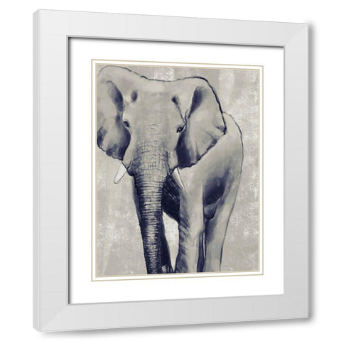 Wild Strong 3 White Modern Wood Framed Art Print with Double Matting by Boho Hue Studio