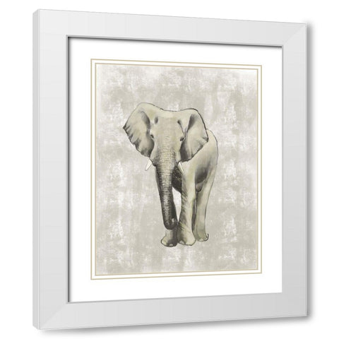 Wild Strong 4 White Modern Wood Framed Art Print with Double Matting by Boho Hue Studio
