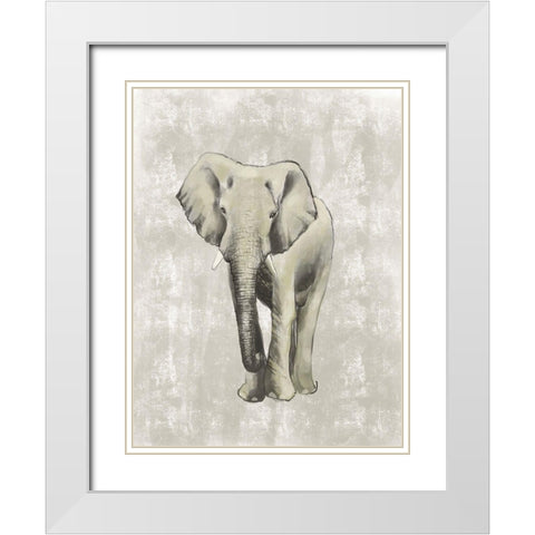 Wild Strong 4 White Modern Wood Framed Art Print with Double Matting by Boho Hue Studio
