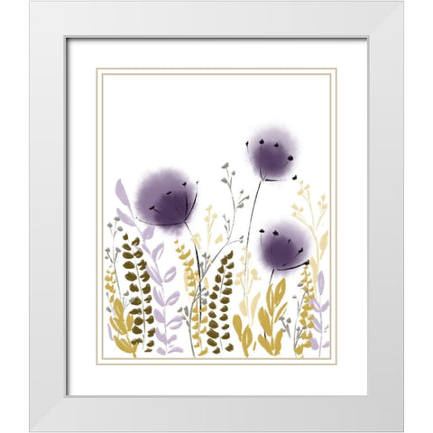 Field II White Modern Wood Framed Art Print with Double Matting by Boho Hue Studio