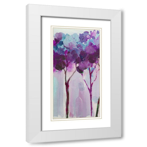 Tree 4 White Modern Wood Framed Art Print with Double Matting by Boho Hue Studio