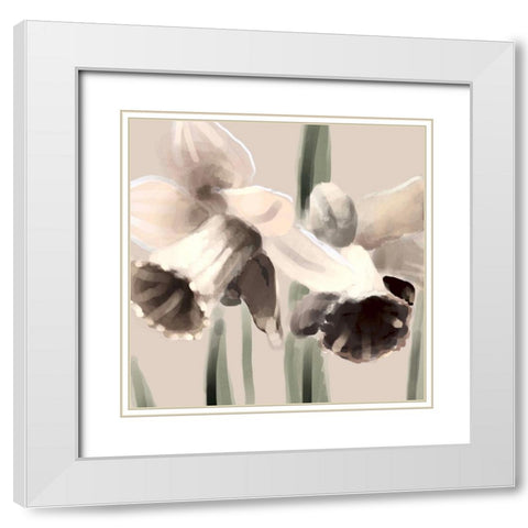 Arsiss 1 White Modern Wood Framed Art Print with Double Matting by Boho Hue Studio