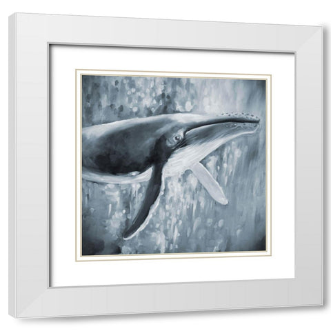 Gigantic Love White Modern Wood Framed Art Print with Double Matting by Boho Hue Studio