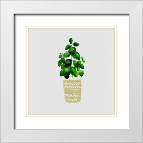Nurtured Home 5 White Modern Wood Framed Art Print with Double Matting by Boho Hue Studio