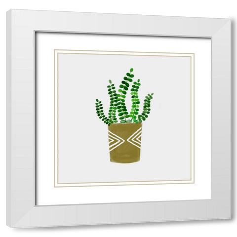 Nurtured Home 6 White Modern Wood Framed Art Print with Double Matting by Boho Hue Studio