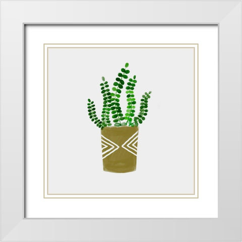 Nurtured Home 6 White Modern Wood Framed Art Print with Double Matting by Boho Hue Studio