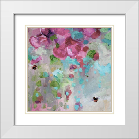 Spring Phoenix White Modern Wood Framed Art Print with Double Matting by Boho Hue Studio