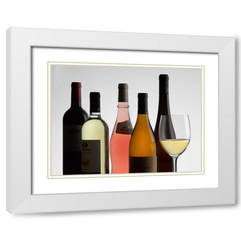 Bottle Neck 2 White Modern Wood Framed Art Print with Double Matting by Seidman, Barry