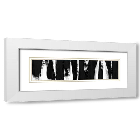 Over the Top2 White Modern Wood Framed Art Print with Double Matting by Alvarez, Cynthia