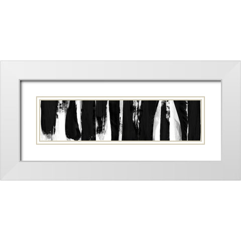 Over the Top2 White Modern Wood Framed Art Print with Double Matting by Alvarez, Cynthia