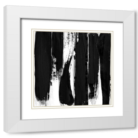 Darkenss Reigns 1 White Modern Wood Framed Art Print with Double Matting by Alvarez, Cynthia