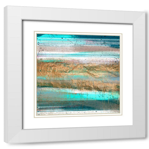 Recovery White Modern Wood Framed Art Print with Double Matting by Alvarez, Cynthia