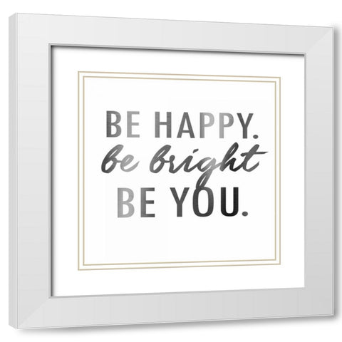 Bright 2 White Modern Wood Framed Art Print with Double Matting by Alvarez, Cynthia