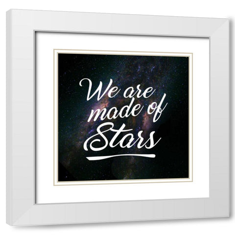 Insta D White Modern Wood Framed Art Print with Double Matting by Alvarez, Cynthia