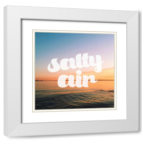 Insta L White Modern Wood Framed Art Print with Double Matting by Alvarez, Cynthia