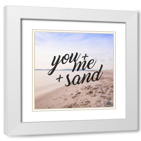 Insta R White Modern Wood Framed Art Print with Double Matting by Alvarez, Cynthia