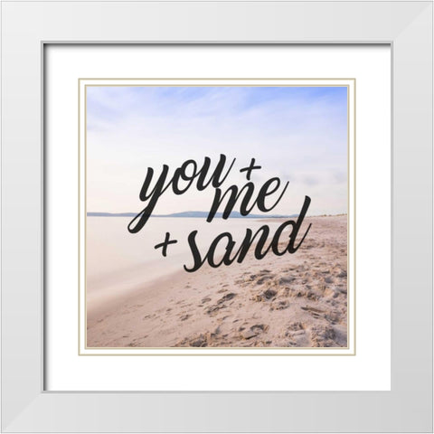 Insta R White Modern Wood Framed Art Print with Double Matting by Alvarez, Cynthia