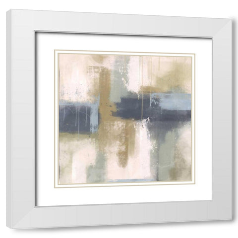 Recondite Mind 3 White Modern Wood Framed Art Print with Double Matting by Alvarez, Cynthia