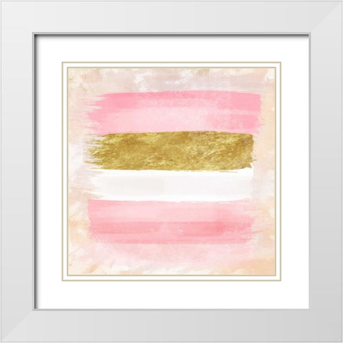 Fancy Nail Polish 1 White Modern Wood Framed Art Print with Double Matting by Alvarez, Cynthia