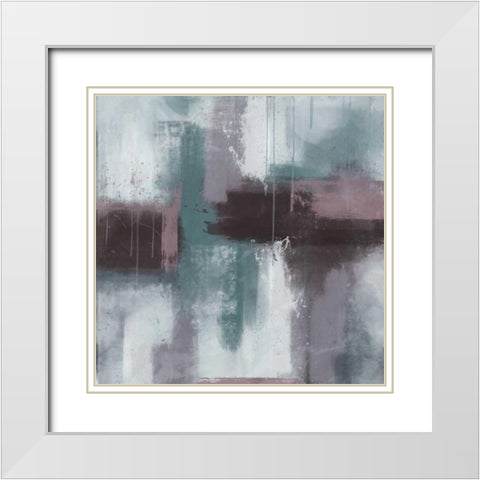 Esoteric Mind 1 White Modern Wood Framed Art Print with Double Matting by Alvarez, Cynthia