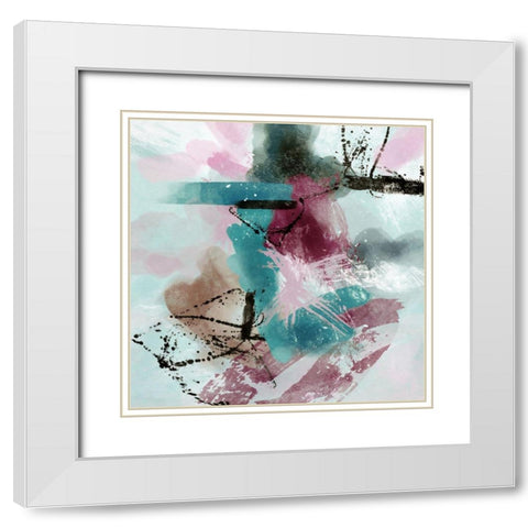 The Fuse A White Modern Wood Framed Art Print with Double Matting by Alvarez, Cynthia
