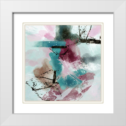 The Fuse A White Modern Wood Framed Art Print with Double Matting by Alvarez, Cynthia