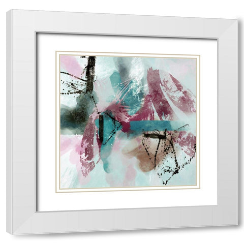 The Fuse B White Modern Wood Framed Art Print with Double Matting by Alvarez, Cynthia
