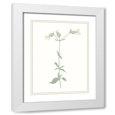Wildflower Champion White Modern Wood Framed Art Print with Double Matting by Sweet Melody Designs