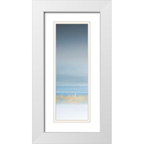 Tranquil Horizon 1 White Modern Wood Framed Art Print with Double Matting by Brown, Denise