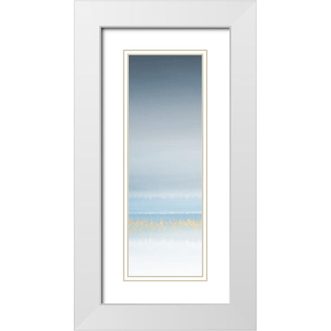 Tranquil Horizon 2 White Modern Wood Framed Art Print with Double Matting by Brown, Denise