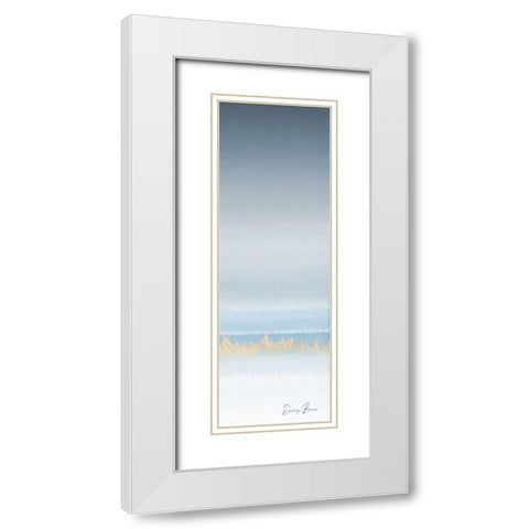 Tranquil Horizon 3 White Modern Wood Framed Art Print with Double Matting by Brown, Denise