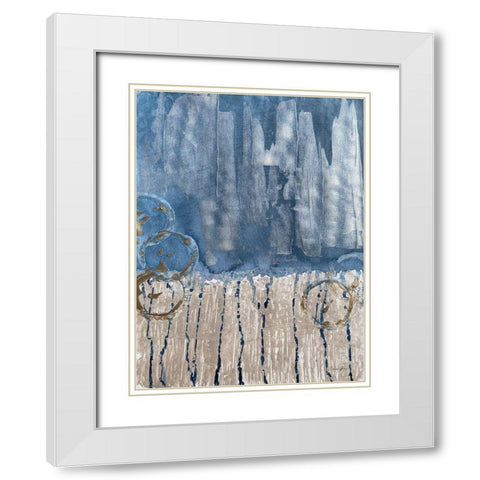 Perfect Day 1 White Modern Wood Framed Art Print with Double Matting by Brown, Denise