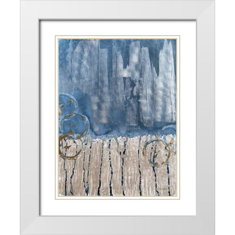 Perfect Day 1 White Modern Wood Framed Art Print with Double Matting by Brown, Denise