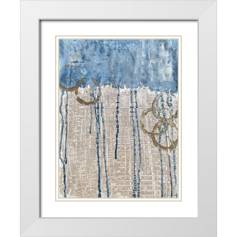 Perfect Day 2 White Modern Wood Framed Art Print with Double Matting by Brown, Denise