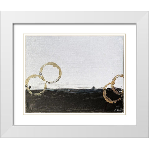 Colt 1 White Modern Wood Framed Art Print with Double Matting by Brown, Denise