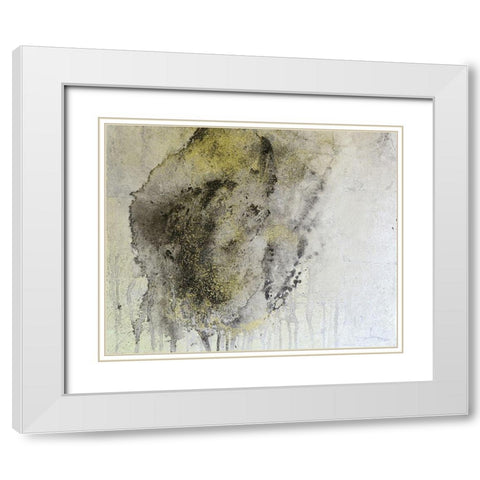 Falling 2 White Modern Wood Framed Art Print with Double Matting by Brown, Denise