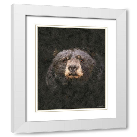 I See You White Modern Wood Framed Art Print with Double Matting by Brown, Denise