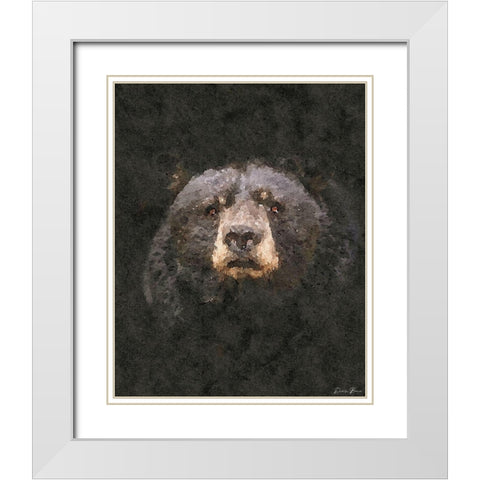 I See You White Modern Wood Framed Art Print with Double Matting by Brown, Denise