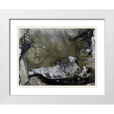 Illustrious Wisdom 1 White Modern Wood Framed Art Print with Double Matting by Brown, Denise