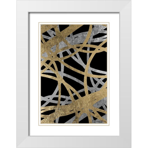 Traditional Radius 1 White Modern Wood Framed Art Print with Double Matting by Brown, Denise